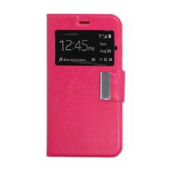 ebnb.gr - Θήκη flip με Call Display και δυνατότητα STAND για Huawei P9 Lite - Φούξια - TechMarket