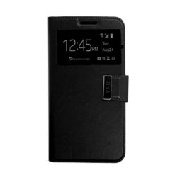 ebnb.gr - Θήκη flip με Call Display και δυνατότητα STAND για Huawei Y6 II - Μαύρο - TechMarket