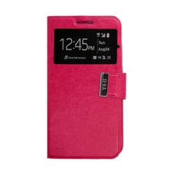 ebnb.gr - Θήκη flip με Call Display και δυνατότητα STAND για Huawei Y6 II - Φούξια - TechMarket