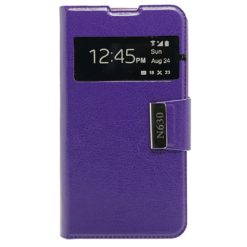 ebnb.gr - Θήκη flip με Call Display και δυνατότητα STAND για Nokia Lumia 630/635 - Μωβ - TechMarket