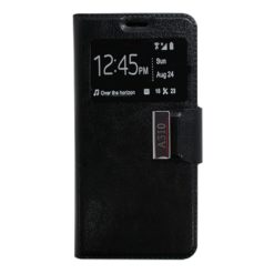 ebnb.gr - Θήκη flip με Call Display και δυνατότητα STAND για Samsung Galaxy A3 A310 (2016) - Μαύρο - TechMarket