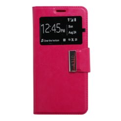 ebnb.gr - Θήκη flip με Call Display και δυνατότητα STAND για Samsung Galaxy A3 A310 (2016) - Φούξια - TechMarket