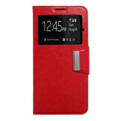 ebnb.gr - Θήκη flip με Call Display και δυνατότητα STAND για Samsung Galaxy A5 A510 (2016) - Κόκκινο - TechMarket