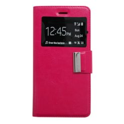 ebnb.gr - Θήκη flip με Call Display και δυνατότητα STAND για Samsung Galaxy A5 A510 (2016) - Φούξια - TechMarket