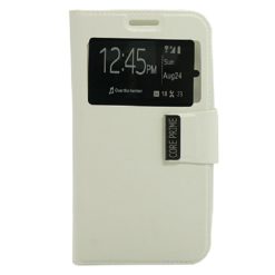 ebnb.gr - Θήκη flip με Call Display και δυνατότητα STAND για Samsung Galaxy Core Prime G360F / G361 - Λευκό - TechMarket