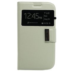 ebnb.gr - Θήκη flip με Call Display και δυνατότητα STAND για Samsung Galaxy Grand Neo & Plus(i9060 & i9080) - Λευκό - TechMarket
