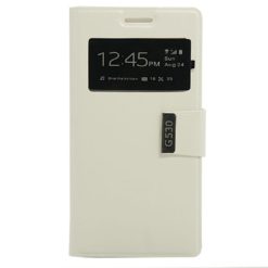 ebnb.gr - Θήκη flip με Call Display και δυνατότητα STAND για Samsung Galaxy Grand Prime G530H/G531 - Λευκό - TechMarket