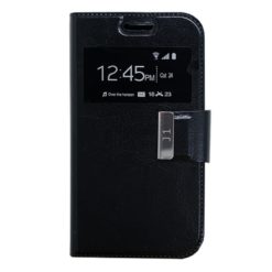 ebnb.gr - Θήκη flip με Call Display και δυνατότητα STAND για Samsung Galaxy J1 - Μαύρο - TechMarket