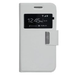 ebnb.gr - Θήκη flip με Call Display και δυνατότητα STAND για Samsung Galaxy J5 - Λευκό - TechMarket
