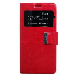 ebnb.gr - Θήκη flip με Call Display και δυνατότητα STAND για Samsung Galaxy S6 Edge Plus - Κόκκινο - TechMarket