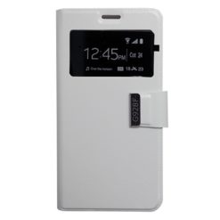 ebnb.gr - Θήκη flip με Call Display και δυνατότητα STAND για Samsung Galaxy S6 Edge Plus - Λευκό - TechMarket