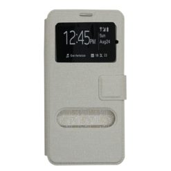 ebnb.gr - Θήκη flip με Call Display και δυνατότητα STAND για Samsung Galaxy S6 Edge Plus - Λευκό - TechMarket