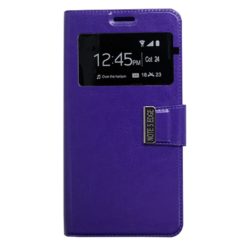 ebnb.gr - Θήκη flip με Call Display και δυνατότητα STAND για Samsung Galaxy S6 Edge Plus - Μωβ - TechMarket