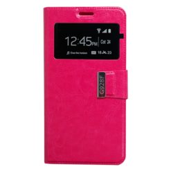 ebnb.gr - Θήκη flip με Call Display και δυνατότητα STAND για Samsung Galaxy S6 Edge Plus - Φούξια - TechMarket