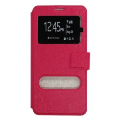 ebnb.gr - Θήκη flip με Call Display και δυνατότητα STAND για Samsung Galaxy S6 Edge Plus - Φούξια - TechMarket