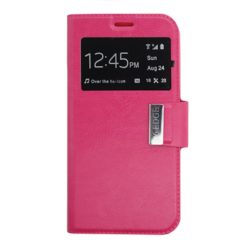 ebnb.gr - Θήκη flip με Call Display και δυνατότητα STAND για Samsung Galaxy S6 Edge - Φούξια - TechMarket