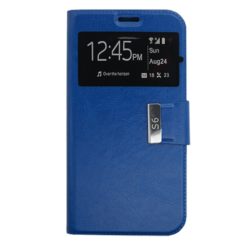 ebnb.gr - Θήκη flip με Call Display και δυνατότητα STAND για Samsung Galaxy S6 - Μπλε - TechMarket