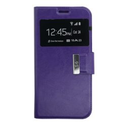 ebnb.gr - Θήκη flip με Call Display και δυνατότητα STAND για Samsung Galaxy S6 - Μωβ - TechMarket
