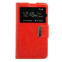 ebnb.gr - Θήκη flip με Call Display και δυνατότητα STAND για Sony Xperia E4 - Κόκκινο - TechMarket
