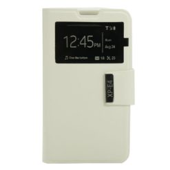 ebnb.gr - Θήκη flip με Call Display και δυνατότητα STAND για Sony Xperia E4 - Λευκό - TechMarket
