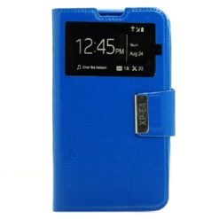 ebnb.gr - Θήκη flip με Call Display και δυνατότητα STAND για Sony Xperia E4 - Μπλε - TechMarket