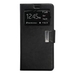 ebnb.gr - Θήκη flip με Call Display και δυνατότητα STAND για Vodafone Smart Platinum 7 - Μαύρο - TechMarket