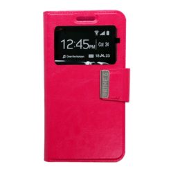 ebnb.gr - Θήκη flip με Call Display και δυνατότητα STAND για Vodafone Smart Prime 6 - Φούξια - TechMarket