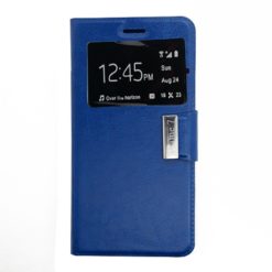 ebnb.gr - Θήκη flip με Call Display και δυνατότητα STAND για Vodafone Smart Prime 7 - Μπλε - TechMarket