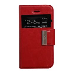 ebnb.gr - Θήκη flip με Call Display και δυνατότητα STAND για iPhone 4/4s - Κόκκινο - TechMarket
