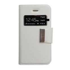 ebnb.gr - Θήκη flip με Call Display και δυνατότητα STAND για iPhone 4/4s - Λευκό - TechMarket