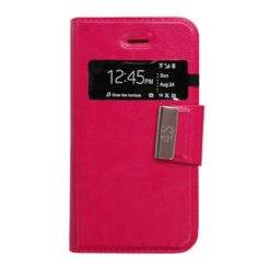 ebnb.gr - Θήκη flip με Call Display και δυνατότητα STAND για iPhone 4/4s - Φούξια - TechMarket