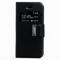 ebnb.gr - Θήκη flip με Call Display και δυνατότητα STAND για iPhone 5/5s/SE - Μαύρο - TechMarket