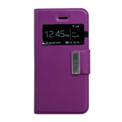 ebnb.gr - Θήκη flip με Call Display και δυνατότητα STAND για iPhone 5/5s/SE - Μωβ - TechMarket