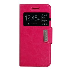 ebnb.gr - Θήκη flip με Call Display και δυνατότητα STAND για iPhone 6/6S (4.7") - Φούξια - TechMarket
