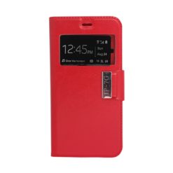 ebnb.gr - Θήκη flip με Call Display και δυνατότητα STAND για iPhone 7 / iPhone 8 - Κόκκινο - TechMarket