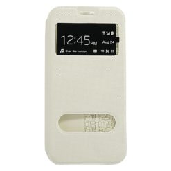 ebnb.gr - Θήκη flip με Call Display και δυνατότητα απάντησης για Samsung Galaxy S6 Edge - Λευκό. - TechMarket