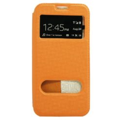 ebnb.gr - Θήκη flip με Call Display και δυνατότητα απάντησης για Samsung Galaxy S6 Edge - Πορτοκαλί. - TechMarket