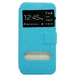 ebnb.gr - Θήκη flip με Call Display και δυνατότητα απάντησης για Samsung Galaxy S6 - Γαλάζιο - TechMarket