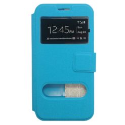 ebnb.gr - Θήκη flip με Call Display,δυνατότητα απάντησης & STAND για Samsung Galaxy S6 Edge - Γαλάζιο - TechMarket