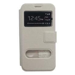 ebnb.gr - Θήκη flip με Call Display,δυνατότητα απάντησης & STAND για Samsung Galaxy S6 Edge - Λευκό - TechMarket