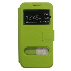 ebnb.gr - Θήκη flip με Call Display,δυνατότητα απάντησης & STAND για Samsung Galaxy S6 Edge - Πράσινο - TechMarket