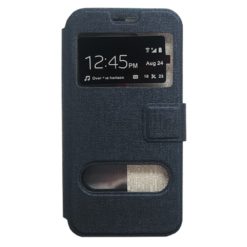 ebnb.gr - Θήκη flip με Call Display,δυνατότητα απάντησης & STAND για Samsung Galaxy S6 Edge - Σκούρο Μπλε - TechMarket