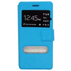 ebnb.gr - Θήκη flip με Call Display,δυνατότητα απάντησης και STAND για Huawei P8 Lite - Γαλάζιο - TechMarket