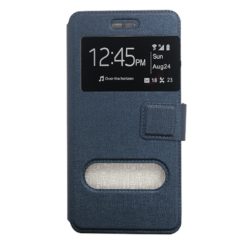 ebnb.gr - Θήκη flip με Call Display,δυνατότητα απάντησης και STAND για Huawei P9 Plus - Σκούρο Μπλε - TechMarket