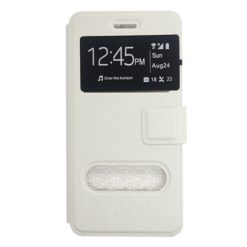 ebnb.gr - Θήκη flip με Call Display,δυνατότητα απάντησης και STAND για Huawei P9 - Λευκό - TechMarket