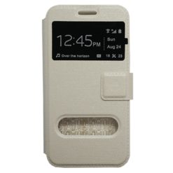 ebnb.gr - Θήκη flip με Call Display,δυνατότητα απάντησης και STAND για Samsung Galaxy J5 - Λευκό - TechMarket