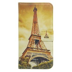 ebnb.gr - Θήκη Δερματίνης flip Πύργος του Eiffel - Gold - με υποδοχή καρτών και δυνατότητα STAND για Samsung Galaxy Grand Prime G530H/G531 - TechMarket