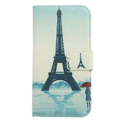 ebnb.gr - Θήκη Δερματίνης flip Πύργος του Eiffel - Rain - με υποδοχή καρτών και δυνατότητα STAND για Samsung Galaxy A3 - TechMarket