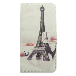 ebnb.gr - Θήκη Δερματίνης flip Πύργος του Eiffel με υποδοχή καρτών και δυνατότητα STAND για Samsung Galaxy S6 - TechMarket
