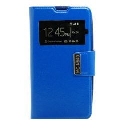 ebnb.gr - Θήκη Δερματίνης flip με Call Display και δυνατότητα STAND για Microsoft Lumia 640 - Μπλε - TechMarket